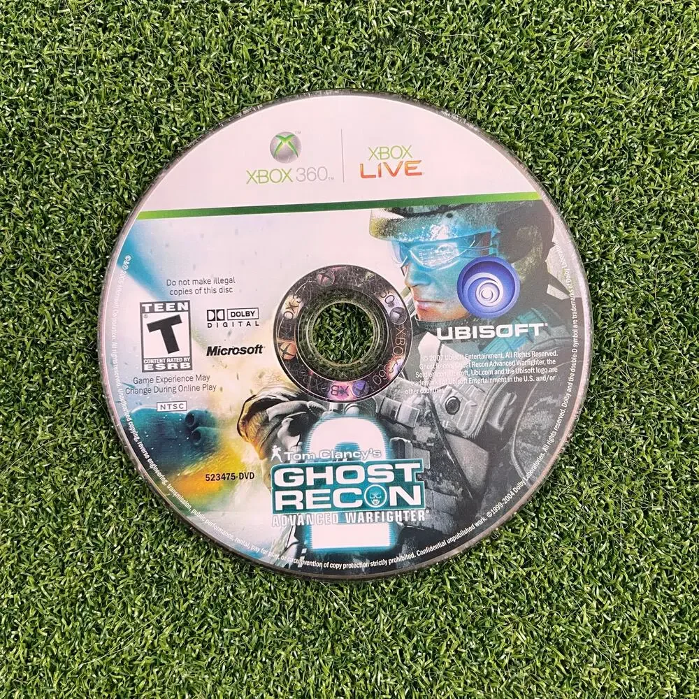 Tom Clancy's Ghost Recon Advanced Warfighter 2 (Microsoft Xbox 360) Disc Only